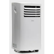 Midea 7,000 BTU (10,000 BTU ASHRAE) 115V Portable Air Conditioner with Comfort Sense Remote, up to 250 sq ft Coverage Area, White, MAP07R1WWT, New