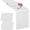 White, variant on Elcoho 12 Pack Pastel Rainbow Satin Table Runner, 12 x 108 inch Rectangle Silk Fabric Decor for Spring Easter Wedding Birthday Banquet Party