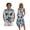 Palm Tree Floral Blue Stirpe, variant on Xixirimido Gothic Skull Pink Rose Heart Matching Couple Outfits His and Hers Set Men's Button Down Shirt & Women's Sleeveless Midi Dress Summer Casual Beach Vacation Clothes, XL