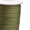 thumbnail image 2 of 1Roll Korean Waxed Polyester Cord Dark Olive Green 1mm about 85yards/roll, 2 of 3