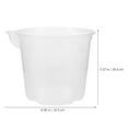 thumbnail image 3 of WRISTBIQUE Planter Clear Self Watering Pot For Homeowners Garden 4Pcs 7.3X6.5X5.5In, 3 of 8