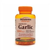 Sundown Naturals Odorless Garlic 1000 Mg Softgels - 250 Ea, 2 Pack