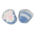 thumbnail image 2 of Guantes con forma de pata de gatito Fernando Disfraz Adulto Azul, 2 of 8