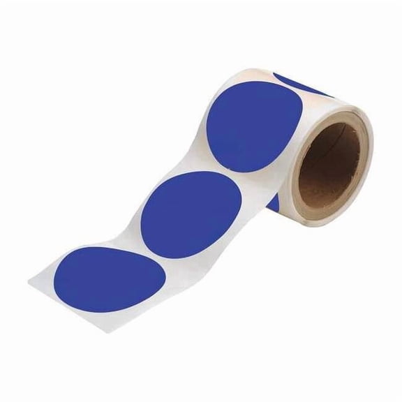 Brady Floor Tape,Blue,3.5 in,Circle,PK350 104402