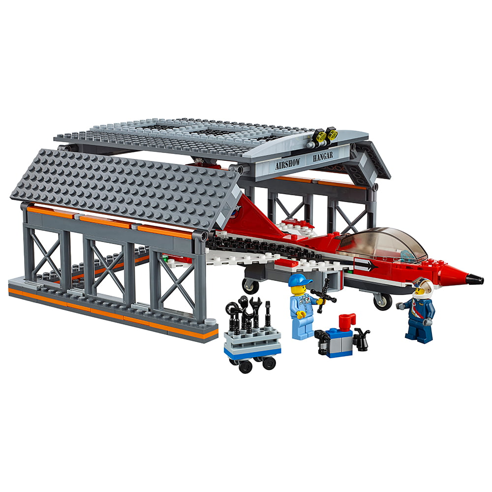 Styrke Et hundrede år fisk og skaldyr LEGO City Airport Airport Air Show 60103 - Walmart.com