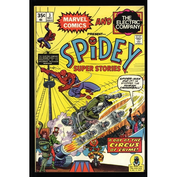 Spidey Super Stories (1974) #3 NM+ 9.6 The Big-Top Bust! John Romita Sr! Comic Book