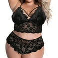 thumbnail image 1 of Gibobby Sujetador De Encaje Para Mujer Lenceria Sexy Mujer Bikini Push Up Bustier Top + Braga Alta G String Clubwear Conjunto de Lencería(Negro, G), 1 of 5