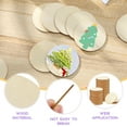 thumbnail image 6 of ​LYINGF Unfinished Wood Circles Craft Kit (3-30cm) - Natural Wood Rounds for DIY Hand Drawn, Pyrography, Wedding Decor & Wood Burning Projects with Smooth Sanded Edges​​, 6 of 6
