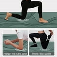 thumbnail image 4 of 4W Wide Yoga Mats, Extra Large 35" x 72" Pilates Matt, 10mm Thick Non Slip, TPE Tear-Resistant Exercise Mats for Home Workouts (Green), 4 of 8