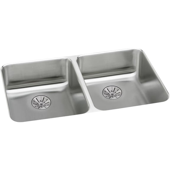 SS 31.7x16.5x5.3 Dbl UMnt Sink PD