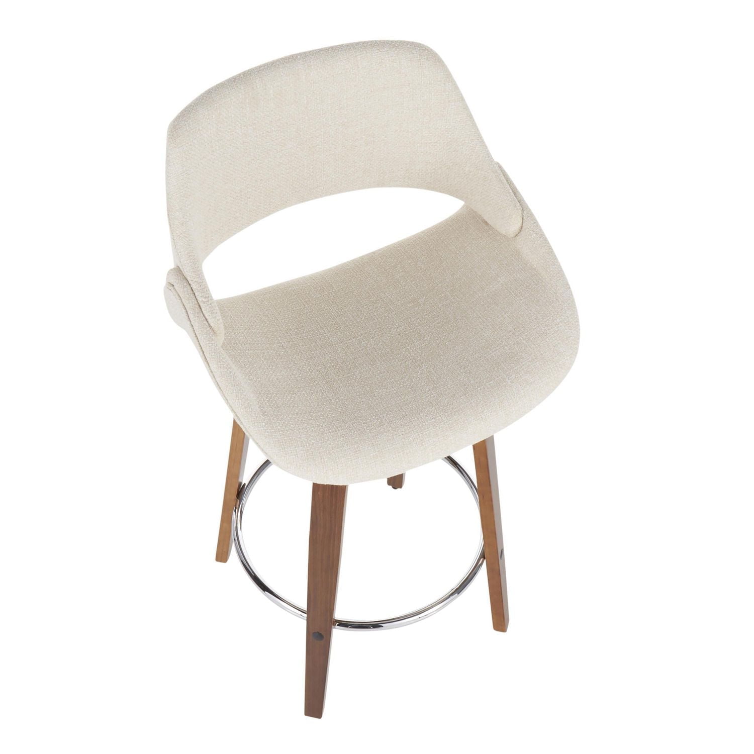 Tabouret de comptoir moderne milieu-du-siècle Fabrico de LumiSource