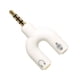 thumbnail image 4 of Seitruly Divisor de audio de 3,5 mm Tipo Interfaz de conector estéreo 2 en 1 Convertidor de sonido externo Accesorios para micrófono de teléfono blanco Type3 NO3, 4 of 6