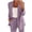 A1 Purple, variant on BODOAO Pantsuits for Women Two Piece Blazer and Pants Set, Dressy Business Casual Professional Suit Outfit for Work Office Meetings Interviews and Formal Events Dark Gray L