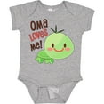 thumbnail image 3 of Inktastic Oma Loves Me Cute Turtle Boys or Girls Baby Bodysuit, 3 of 5