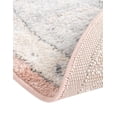 thumbnail image 7 of Unique Loom Aurelia Collection Area Rug - Trajan (5' Round Rose/Black), 7 of 7