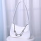 thumbnail image 4 of Moda mujer PU axila bolsa mariposa cadena Color puro Mini monedero (blanco) Tmvgtek Oficina Multiescena Multifunción, 4 of 9