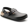 thumbnail image 2 of Zapatos Birkenstock Tokyo de piel de ancho estrecho, negros 43, 2 of 8