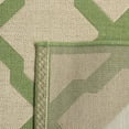 thumbnail image 4 of Safavieh Linden Gamal Geometric Indoor/Outdoor Area Rug, Cream/Olive, 6'7" x 6'7" Square, 4 of 8
