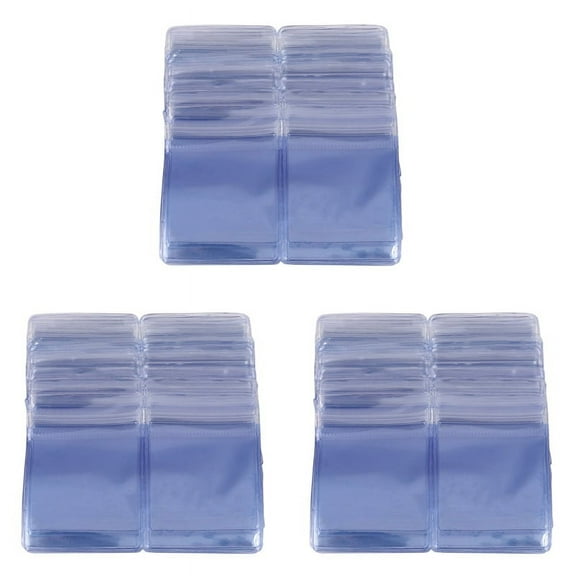 150Pc 6X4cm Zipper Closure Bags Clear Bag Reclosable Plastic Small Baggies