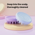 thumbnail image 4 of Tnobhg Scalp Massager Shampoo Brush Soft Silicone Bristles Men Women Washing Hair Dandruff Removal Hair Growth Stimulator Wet Dry Hair Scrubber, 4 of 7