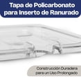 thumbnail image 2 of Tapa para Inserto Ranurado de Policarbonato Caledonia Tamaño Sexto TASEPO-RA, 2 of 6