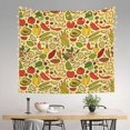thumbnail image 2 of Sikiie Fruits And Vegetables tapestry wall hanging home decor for bedrooms, living rooms, dorms 60x51in, 2 of 6