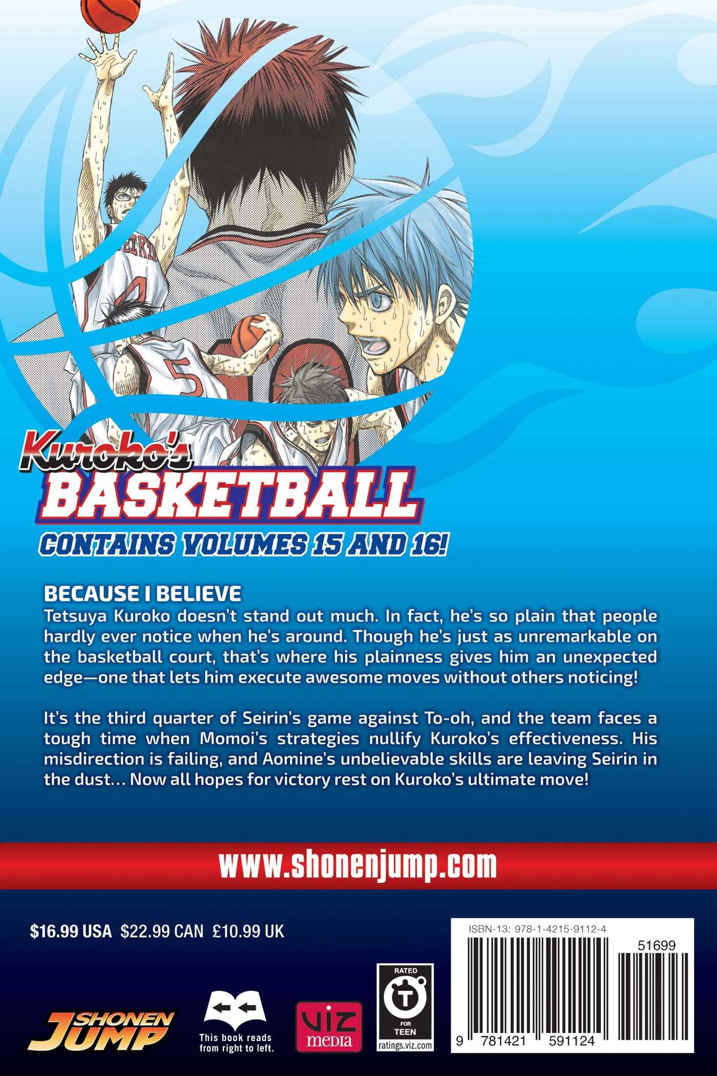 Kuroko's Basketball 15 & 16 - Walmart.com