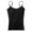 Black, variant on Giftesty Women's Camisole Tops with Built in Bra Neck Vest Padded Tank Tops