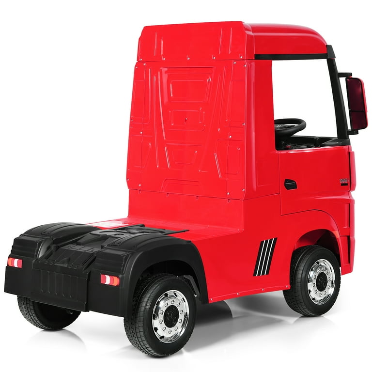 Gymax 12V Electric Kids Ride on Car Mercedes Benz Actros w