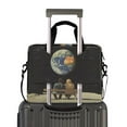 thumbnail image 2 of FORMRS 16" Laptop Bag Carrying Sleeve Case with Handle Travel Shoulder Briefcase, Sitting on The Moon, 2 of 8
