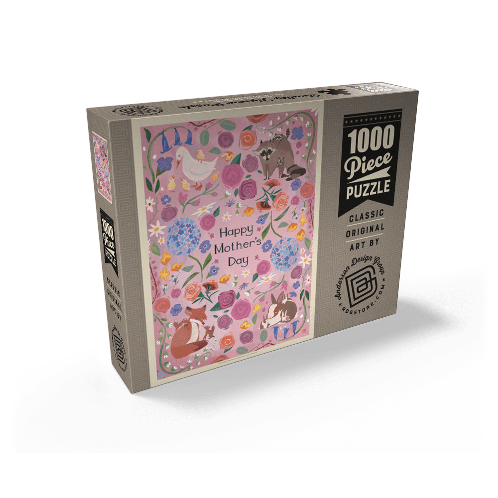 MyPuzzle - A Greeting Card: Happy Mother's Day! - Premium 1000 Piece Jigsaw Puzzle for Adults