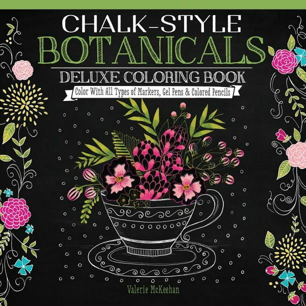 ChalkStyle Botanicals Deluxe Coloring Book