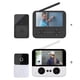 thumbnail image 5 of Monstrate Timbre inalámbrico de fácil instalación con cámara para timbre de seguridad del hogar con cámara Wifi inalámbrico Cámaras de vigilancia negro, 5 of 6