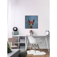 thumbnail image 5 of Hipster Llama Floater Framed Painting Print on Canvas, 5 of 6