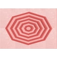 thumbnail image 1 of Ahgly Company Machine Washable Indoor Rectangle Transitional Pink Area Rugs, 2' x 5', 1 of 7