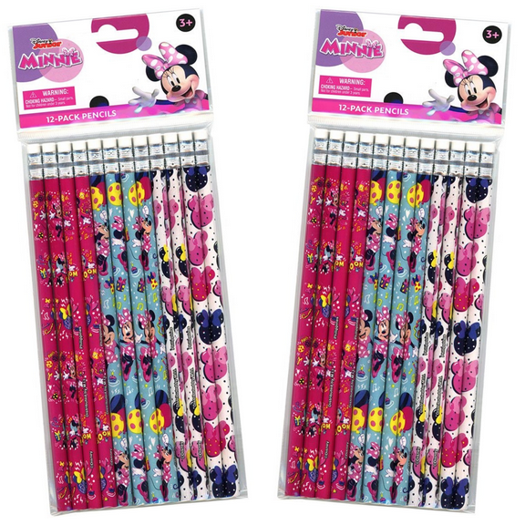 24 Pack of Disney Minnie Pencils