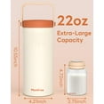 thumbnail image 5 of Momfree 22oz Portable Breast Milk Cooler for Breastmilk Storage, Liquid Gold Saver 360° Cooling Keeps Milk Fresh for 24 Hours, Larger Capacity Breastmilk Chiller with 2pcs Bottles for Outdoor, 5 of 10