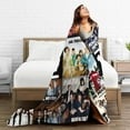 thumbnail image 5 of One Music Direction Band Collage Blanket Soft Flannel Blankets Lightweight Throw Blankets for Bed Sofa Room Decor 50"X40", 5 of 6