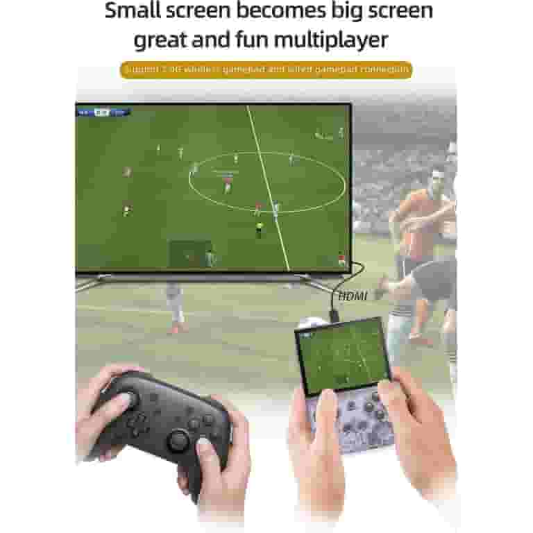RG35XX Plus Spelconsole, handheld spelconsole met 3300mAh batterij en 3 RG35XX Plus Spelconsole, handheld spelconsole met 3300mAh batterij en 3