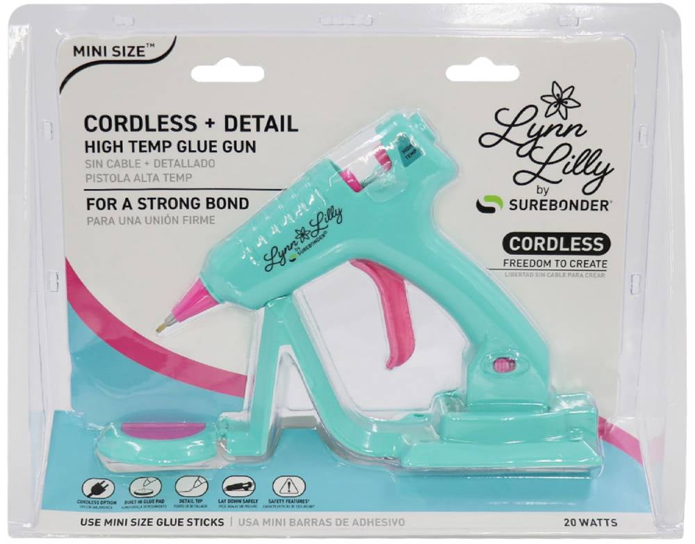 Lynn Lilly Cordless High Temp Mini Detail GunTeal/Pink