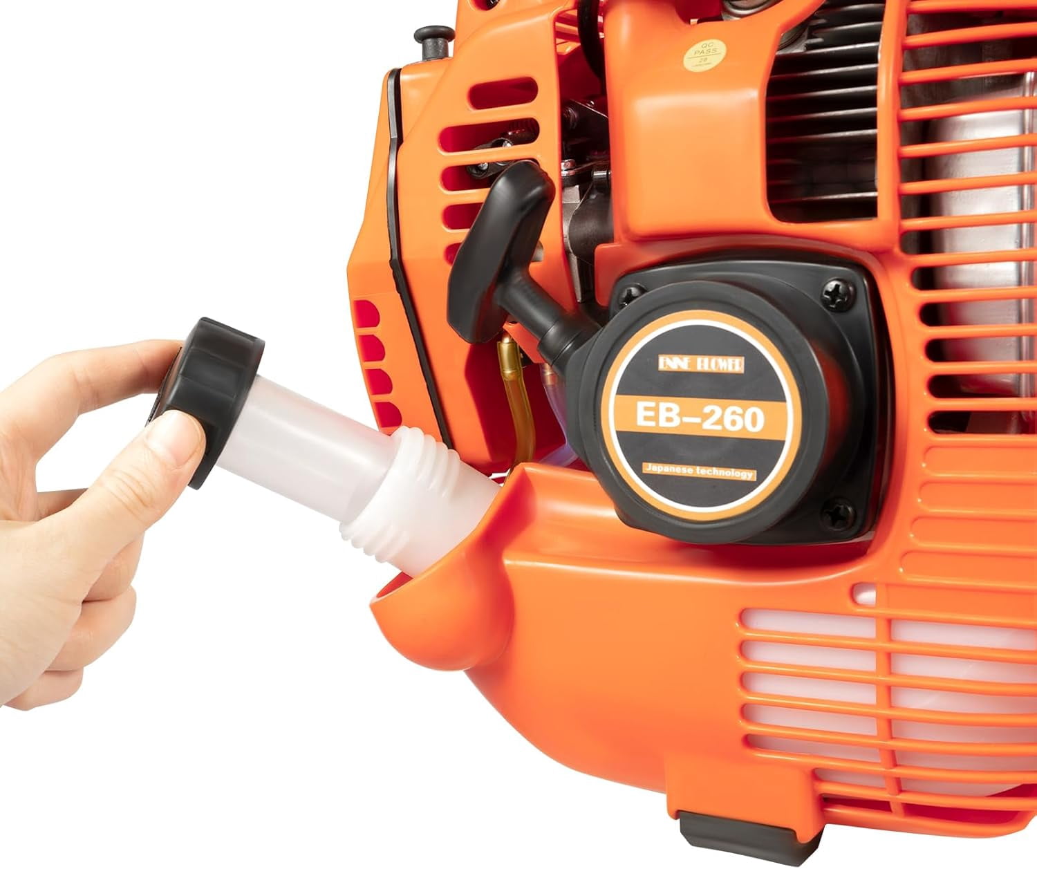 Handheld Gas Blower, 2-Stroke Gas Powered Leaf Blower, 750W 25.4cc Gasoline Grass Sweeper for Lawn Care, Snow Blowing & Yard Cleaning, Heavy Duty Grassland Cleaning Machine