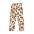 thumbnail image 4 of Kdxio Pineapple Flower Print Men's Sleep Pajama Pant Lounge Pants with Pockets, 4 of 8