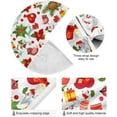 thumbnail image 2 of JOOCAR Christmas Tree Skirt Xmas Tree Decorations Burlap Tree Skirt Red Large for 4 ft Tree 36 inch,Merry Christmas,h6u407, 2 of 5