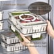 thumbnail image 4 of Bandeja para servir dividida con tapa y asa, contenedor para bocadillos, charcutería, bandejas portátiles para bocadillos, organizador para dulces, frutas, frutos secos, bocadillos, para, 4 of 7