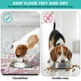 thumbnail image 4 of Vibrant Paisley Design Pet Food Mat - Waterproof Dog Bowl Mat with Ethnic Ornament, Absorbent Sponge Core and Rubber Base, 4 of 5