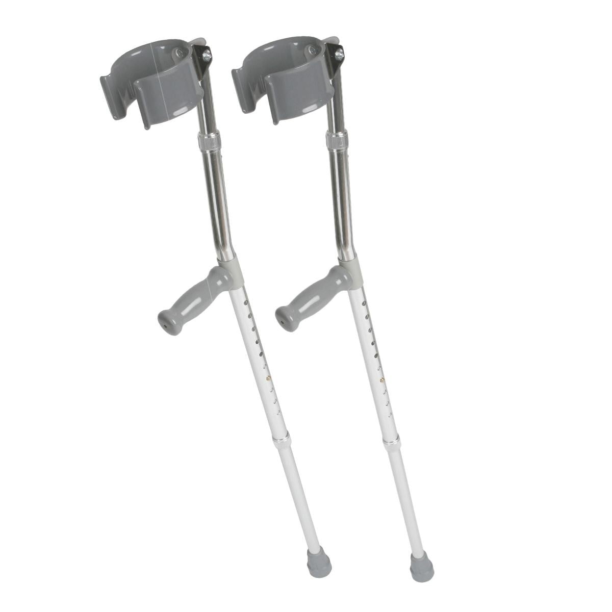 Medline Forearm Crutches, Youth (4'2"5'2"), 1 Pair