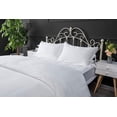 thumbnail image 6 of White Pillowcases with Bow Ties Pure Cotton King Size 2 Pieces Solid, 6 of 7