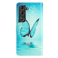 thumbnail image 4 of Wallet Case for Samsung Galaxy S21 FE with Colorful Painting Pattern PU Leather Magnetic Kickstand Flip Folio Cover, Card Slots Holder Soft Silicone Shockproof Protective Case,Pattern-G, 4 of 8