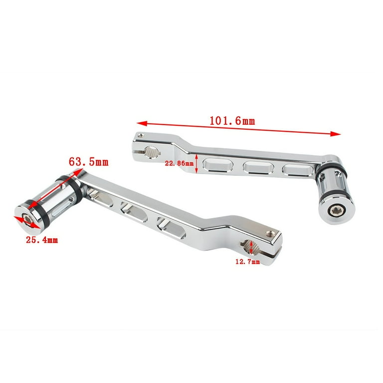 ZS Heel Toe Shift Lever w/ Shifter Peg Chrome for Harley