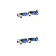 thumbnail image 3 of Soporte de hisopo multifuncional Yuarrent Acero inoxidable azul 2 clips y 3 ganchos 2Conjunto, 3 of 6
